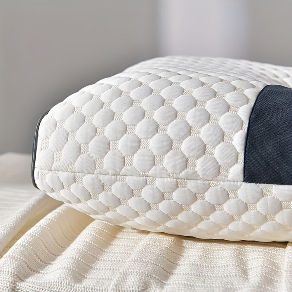 Neck Pillow 2-Pack Orthopedic Contour Support, Removable Zippered Cover, Breathable Fabric, All-Season Cervical Spine