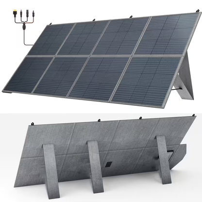 Monocrystalline High Power Solar Panel, 400W/200W/100W Portable Solar Panel, Foldable Solar Blanket, Solar Cell Efficiency Up To 23%, Suitable For Outdoor Adventure Boat Power Station, Garden, Courtyard, Roof, Camping RV Solar Generator