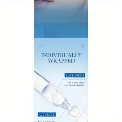 Face Serum Collagen Ampoule Set with 30 Individually Packed Blue Essence Vials in a Retail Box