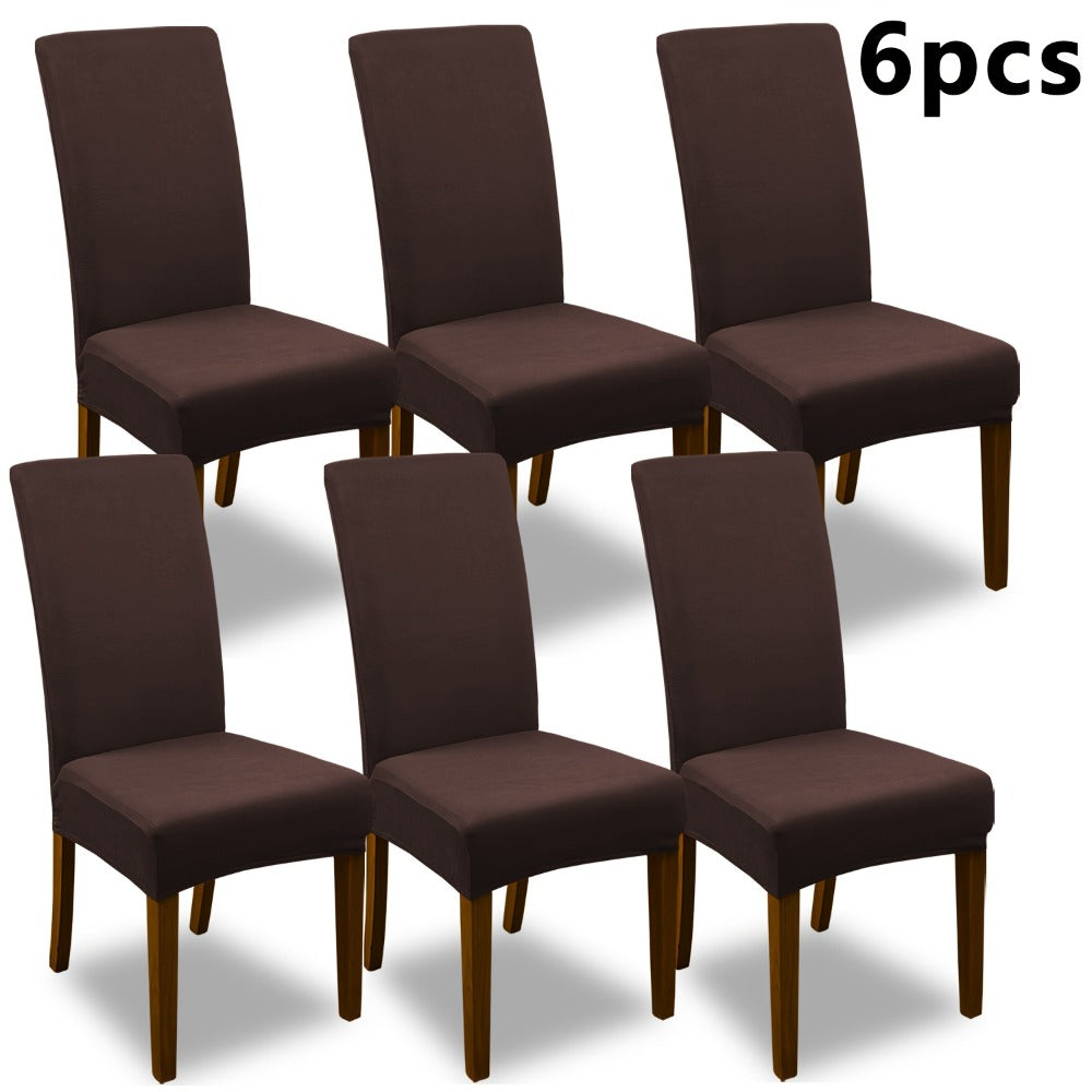 Chair Cover Set of 4 or 6 Stretch Jacquard Dining Slipcovers in Nine Available Color Choices