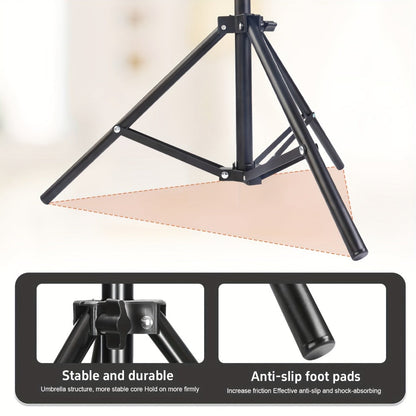 Dimmable 10 Inch Ring Light with 43"/63" Extendable Tripod & Phone Holder – RGB & Standard LED Circle Light for Selfie, Makeup, YouTube, Vlogging & Live Streaming