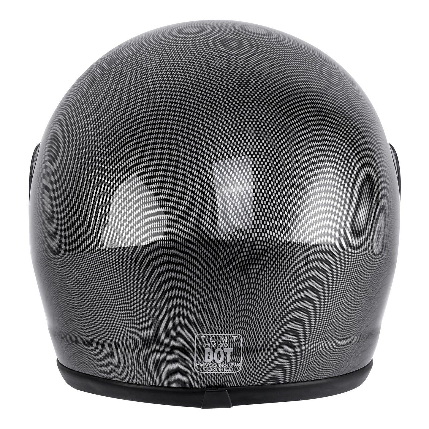 Motorcycle Flip-Up Full Face Helmet DOT Approved, Carbon Fiber Look Modular Street Bike Helmet with Anti-Scratch Visor & Washable Padding, Adult Sizes S M L XL, Includes Helmet Bag
