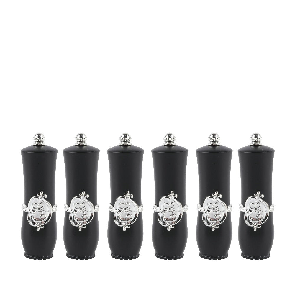 Color Changing Lip Balm Set 6PCS Flower Jelly Lipstick Thermostat Tinted Moisturizing Peach Flavor - Glossy Natural Look Lip Care Gift for Women Girls Pink Black