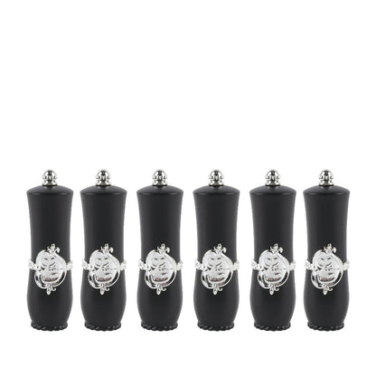 Color Changing Lip Balm Set 6PCS Flower Jelly Lipstick Thermostat Tinted Moisturizing Peach Flavor - Glossy Natural Look Lip Care Gift for Women Girls Pink Black