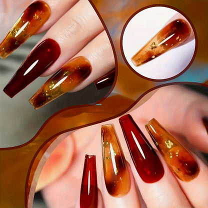 Gel Nail Polish Set with XEIJAYI Label, 6 Amber Aurora Magnetic Colors, 0.51oz Shades 101 to 138