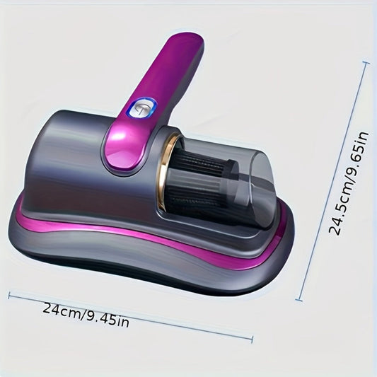 UV Handheld Bed Vacuum Cleaner Rechargeable – Super Suction, Low Noise, Washable Filter for Deep Cleaning Mattress, Sofa, Pet Hair & Dust Mites, Cordless