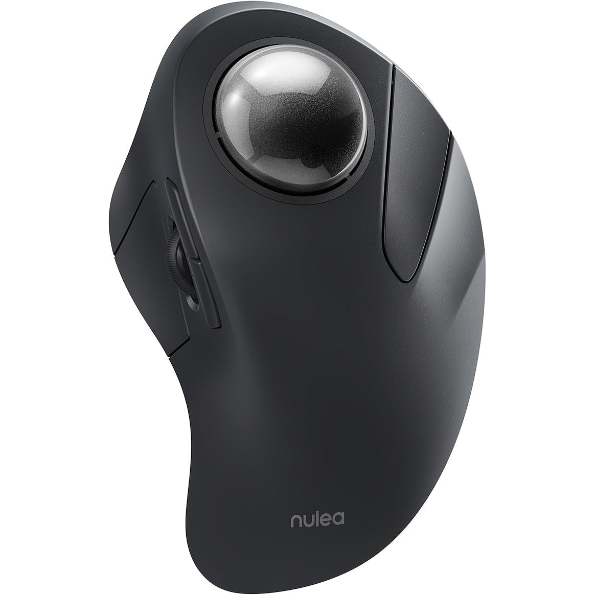 Wireless Ergonomic Trackball Mouse, Rechargeable Bluetooth & 2.4G, 44mm Index Finger Rollerball, 5 DPI Levels, 60-Day Battery, Compatible with PC, Laptop, Mac – Green/Black