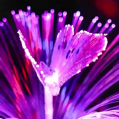 Solar Garden Lights Butterfly Jellyfish Stakes with Gradient Color Change in 2- or 4-Pack Sets