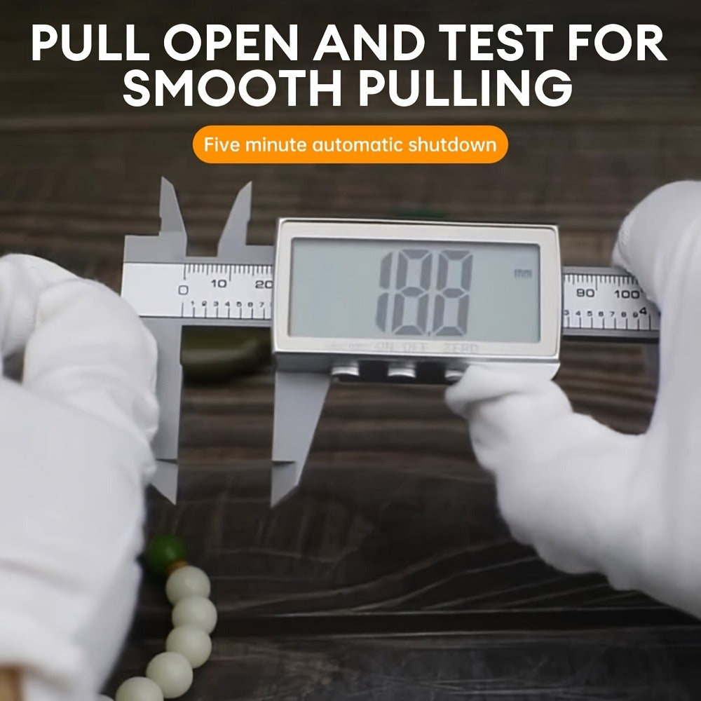 Digital Vernier Caliper with 150 mm Range, Inch/Millimeter Display and 237 mm Overall Length