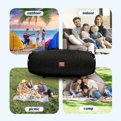 Portable Bluetooth Speaker TG534 with Dual Drivers, TWS, FM Radio, TF, USB and Built-In Microphone