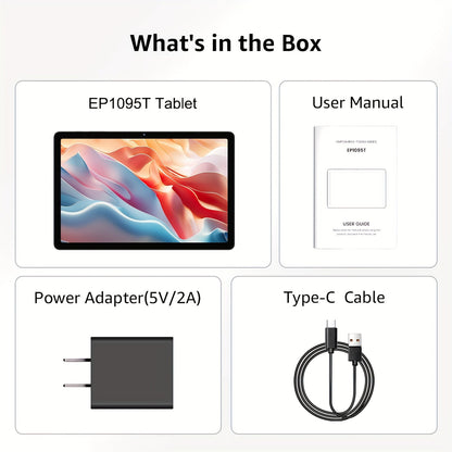 Android Tablet 10.1-Inch with Android 16, Octa-Core CPU, 7000mAh Battery and RAM or Storage Options