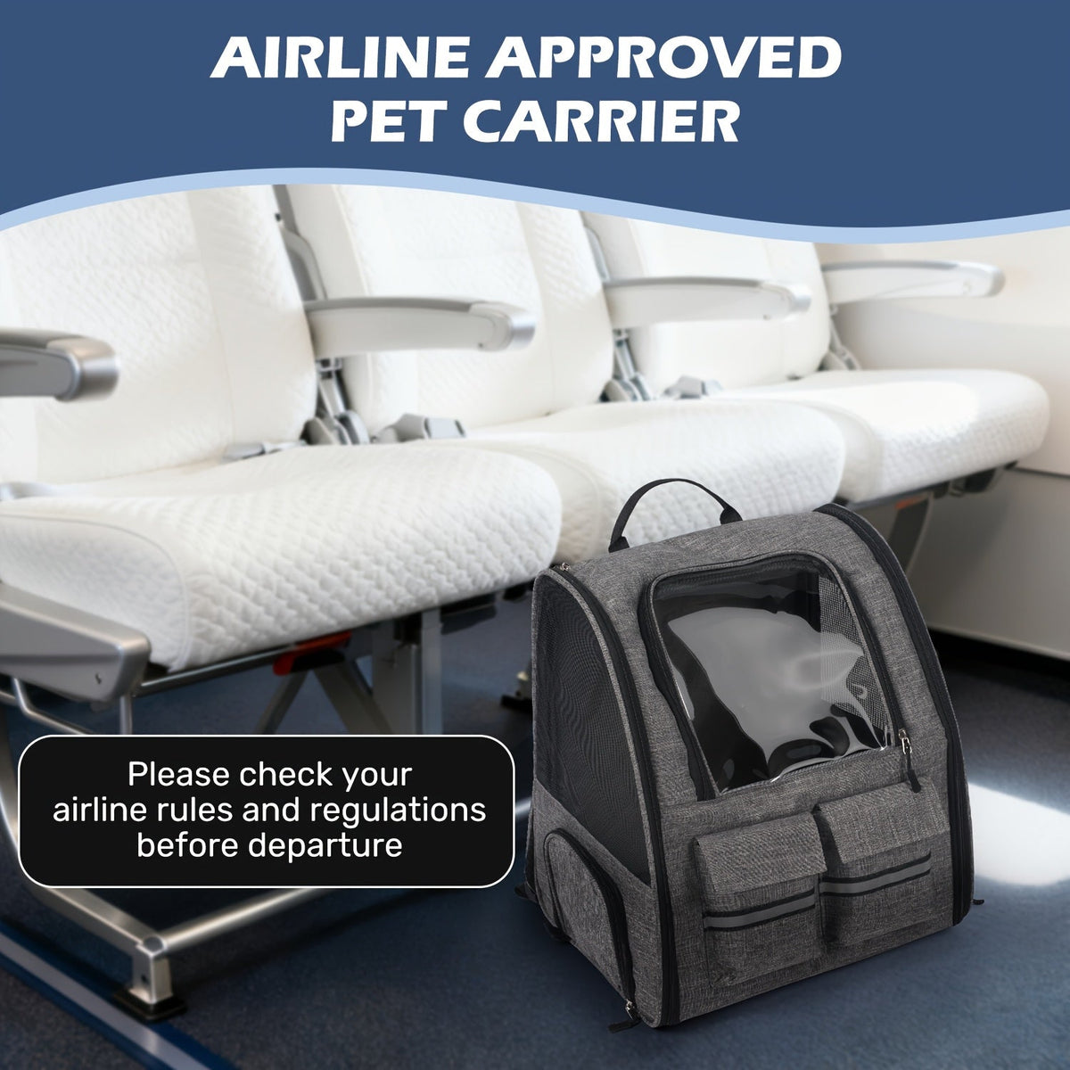 Rolling Pet Carrier Backpack with Wheeled Base, Telescopic Handle, Mesh Panels and Four Color Options