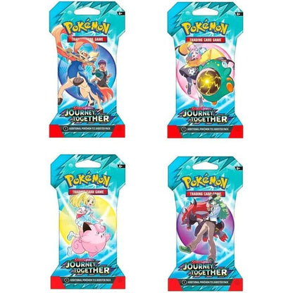 Pokemon TCG Scarlet & Violet Journey Together Blister Booster Pack | 10 Official Cards Per Pack | Random Assorted | Gift for Collectors Kids & Fans