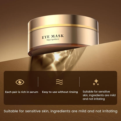 Caffeine Eye Masks with Collagen for Dark Circles & Puffiness – Hydrating Under Eye Patches, Hypoallergenic Mild Formula, Unisex, Suitable for All Skin Types, 60 or 120 Count