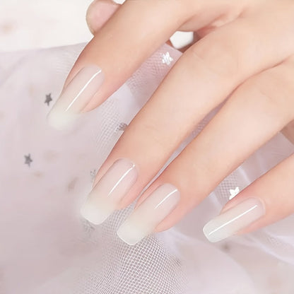 Six-Color Builder Gel Set, 15ml Each in Clear, White, Milky Jelly, Light Pink, Pink and Nude for Nail Extensions