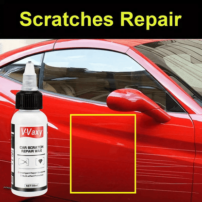 Car Scratch Repair Wax by V-Vaxy, Three 50ml Bottles with Three Sponges and Three Towels for Paint Application