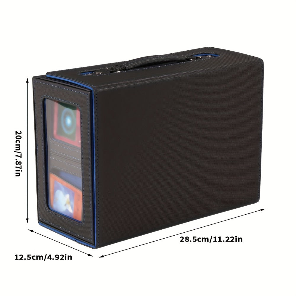 Five-in-One Trading Card Storage Box with Detachable Dividers, Display Windows and Four Colors