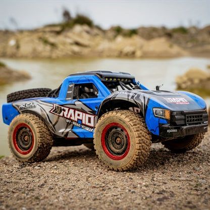 Remote Control Car, RAPTO 1:14 Scale 4WD Off-Road Truck with Carbon-Brush or Brushless Motor Variants and 2.4GHz Control