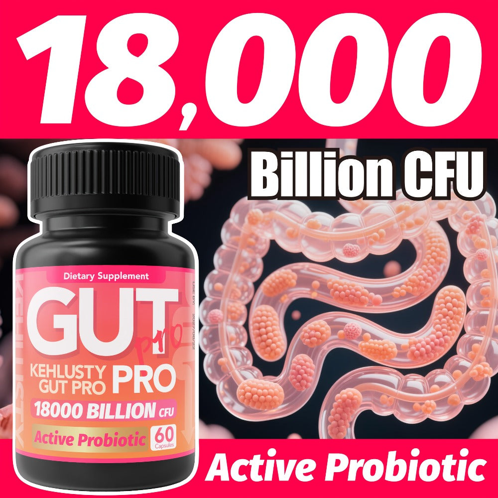 Probiotics 18000 Billion CFU Capsules — Lactobacillus & Bifidobacterium Multi-Strain Formula | Gut Microbiome Digestive Bloating & Immune Support for Women & Men | 60 Capsules Per Bottle