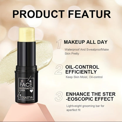 Six-Piece Cream Makeup Stick Set with Visible Pink and Brown Tones in the Exact 6 Pieces Option