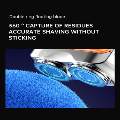 Mini Electric Shaver for Men – USB Rechargeable Double Blade Razor with Digital Display & Travel Case, Compact Portable Shaving Kit Gift for Men, Boyfriend, Father’s Day, Christmas