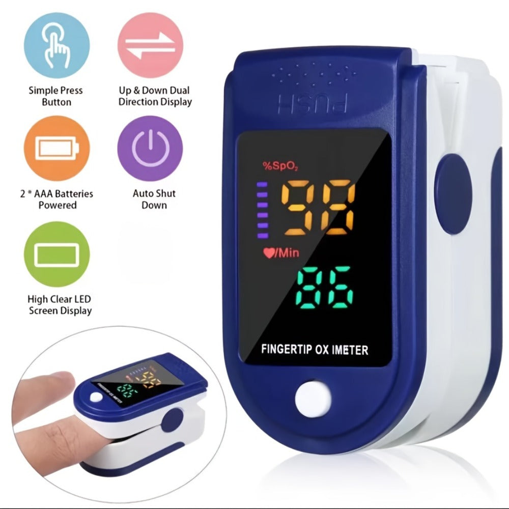 Fingertip Pulse Oximeter Sets with Large Color Display and 29pcs/set or 3pcs Checkout Options