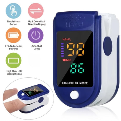 Fingertip Pulse Oximeter Sets with Large Color Display and 29pcs/set or 3pcs Checkout Options