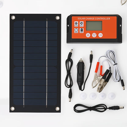 600W Solar Panel Kit with Battery Charge Controller - 36V Off-Grid Power for Car, Caravan, RV & Outdoor Use