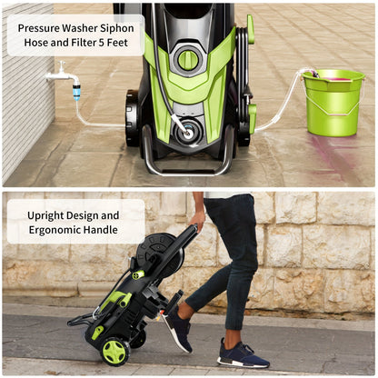 Electric Pressure Washer High PSI | Car Patio Fence Home Foam Cannon