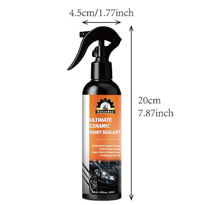 Nano Ceramic Paint Sealant 200ml - Car Ceramic Coating, Paint Restorer & Polish for Long-Lasting Gloss and Paint Protection