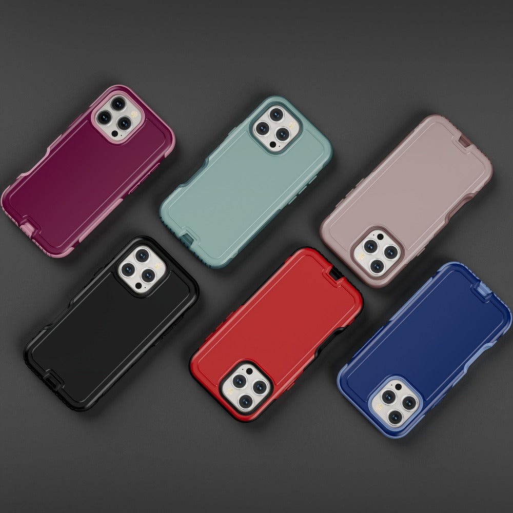3-Layer Warrior Armor iPhone Case Full Body Shockproof Drop Protection Lining Built-In Dust Plug for an Everyday Personal Care Routine