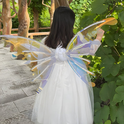 LED Butterfly Wings Glow in the Dark – Motion Sensor & Music Activated Color Changing Lights | Magical Costume Wings for Girls & Women, Halloween Dress Up, Christmas & Mardi Gras Party Accessory