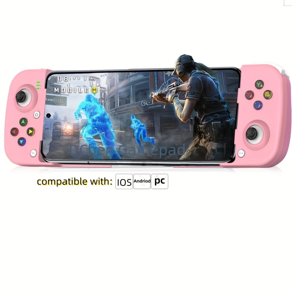 Bluetooth Wireless Gamepad Controller for iPhone Android PC Tablet Steam Deck – Rechargeable, Ergonomic Design, Multiple Colors, Compatible with PUBG COD Mobile Genshin Impact