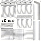 72pcs, silver