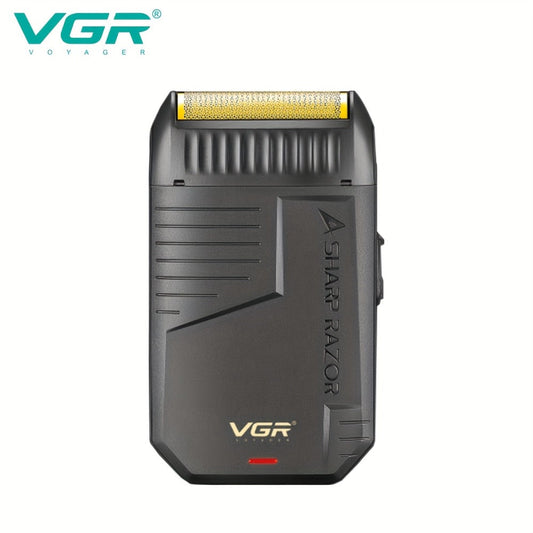 Electric Shaver VGR Cordless Foil Razor with USB Rechargeable Power in Black, Models V-363 or V-375