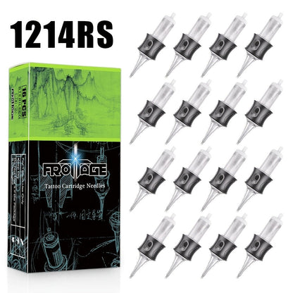 Tattoo Needle Cartridge Set 26 Sizes Integrated High Transparency Tips Round Liner Shader Curved Magnum M1 RL RS CM Disposable for Professional Artists & Beginners