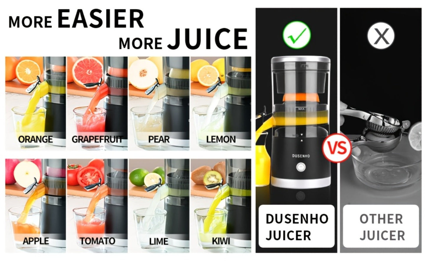 Electric Citrus Juicer Rechargeable USB-C – Portable Electric Orange Juicer Machine with 45W Motor, BPA-Free, Quiet Operation, Cleaning Brush Included, for Orange Lemon Lime