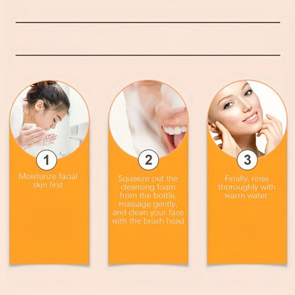 Two-Piece Turmeric and Kojic Acid Facial Cleanser Set in 3.38 oz Travel-Size Tubes for Daily Skin Care