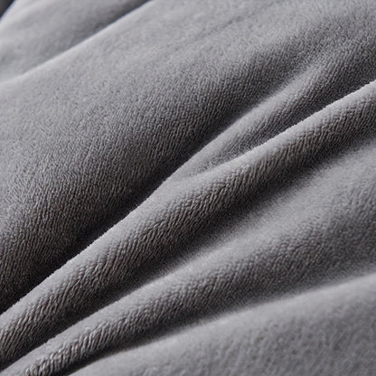 Reversible Quilted Comforter in Light Grey or Dark Grey with 94.49 x 86.61-Inch Listed Size