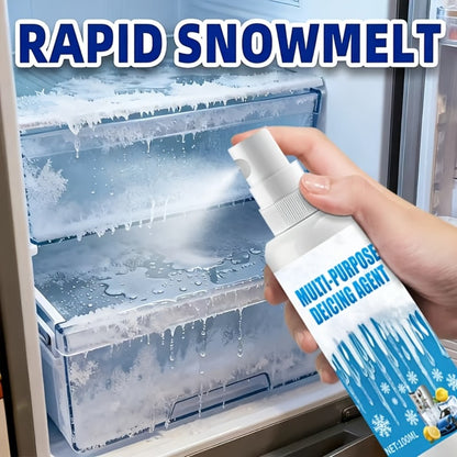 Refrigerator & Freezer De-Icer Spray – Fast Ice Melting & Anti-Freeze Solution for Household Fridges, RV Refrigerators & Freezer Coils, Multi-Purpose De-Icing Agent