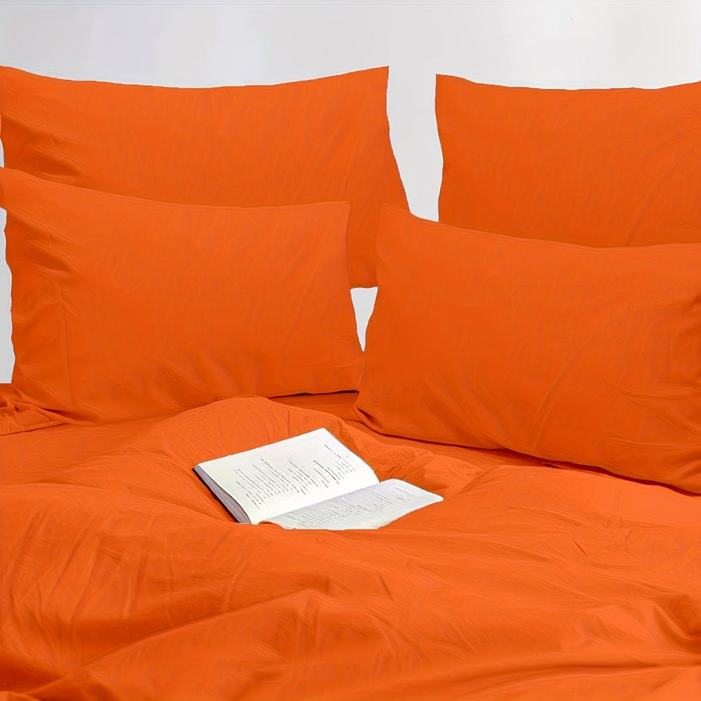 Microfiber Pillowcases Set of 4 – Soft Brushed 90GSM Wrinkle-Resistant Envelope Closure Pillow Covers, Queen & King Size, Multiple Colors, Breathable Polyester Pillow Cases for Bedroom Hotel