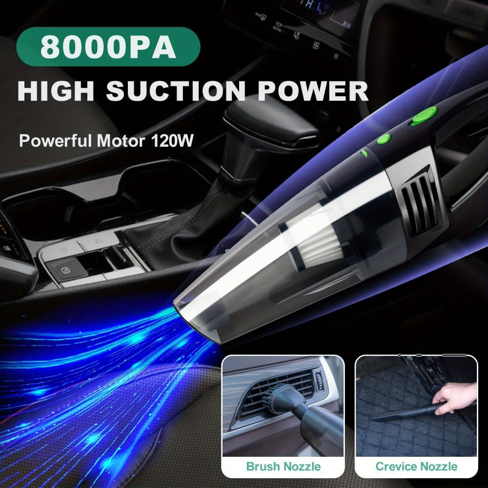 Car Cleaning Kit with Portable Vacuum Cleaner – 17/24/29/32/35pcs Interior Detailing Set with Windshield Cleaner, Drill Brush Set & Interior Brush Set – Complete Auto Care Kit