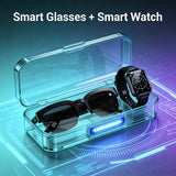 AI Multi-language Translation Smart Glasses + Smart Full Touchscreen Watch