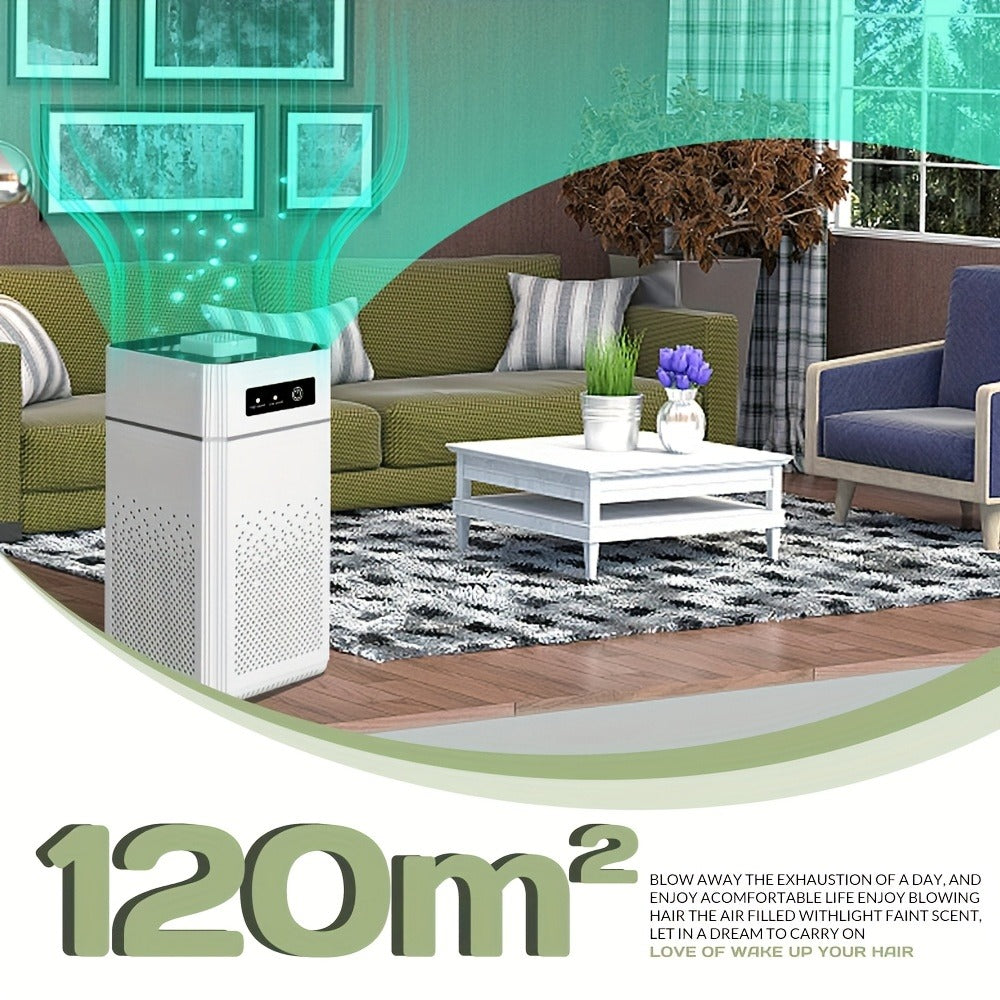 Air Purifier 2 Pack with Replacement Filters & USB Charging Cable – Compact HEPA Purifier for Home, Bedroom, Office, Removes Odors, Dust & Allergens