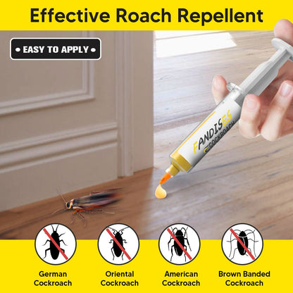 Roach Killer Gel | 4-Pack Syringe Kitchen Bathroom Crack Crevice Trap