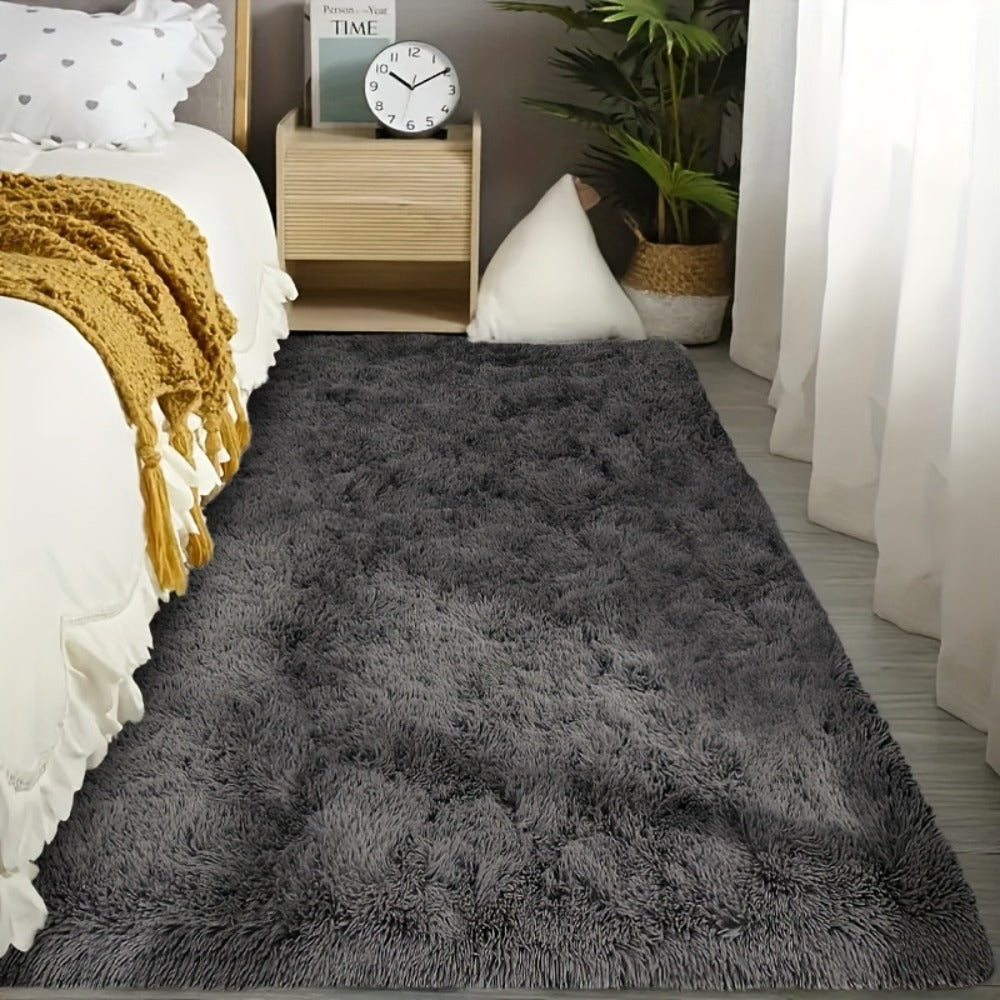 Fluffy Indoor Area Rug in Five Colors and Six Size Options for Living Room, Bedroom, Kitchen or Bathroom
