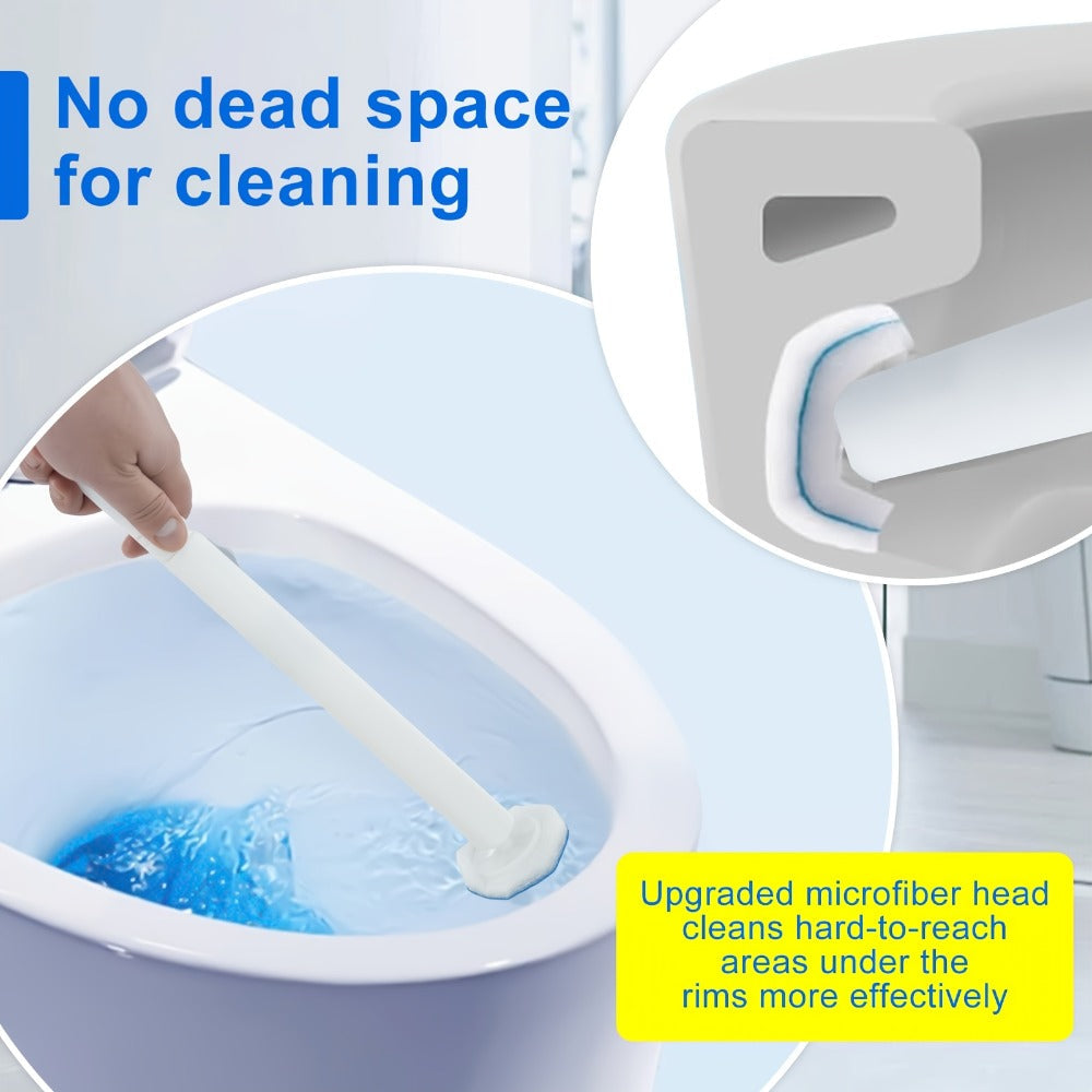 Disposable Toilet Brush Refill Heads in 18, 48 or 100 Count Packs for Compatible Toilet Cleaning Wands