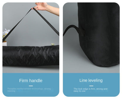 Collapsible Tool Roll Organizer Bag in Green or Black with Multiple Pockets and Carry Handles