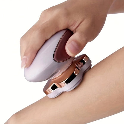 Electric Shaver for Women with Four Rotating Heads, USB Rechargeable Power and Wet/Dry Use for Listed Areas