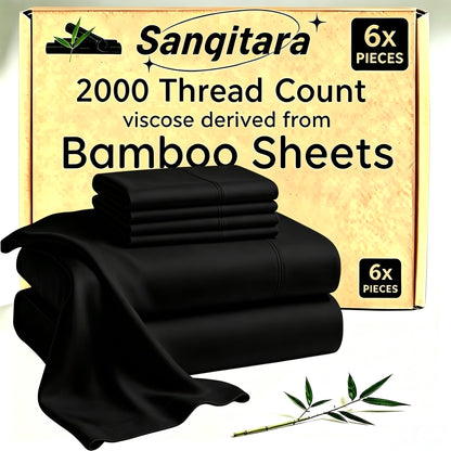 Bamboo-Blend-Style Fitted Sheet in Seven Colors and Twin, Full, Queen or King Checkout Sizes